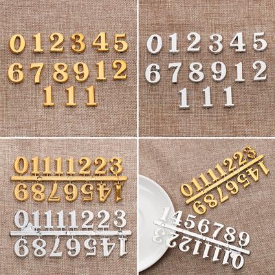 1 SET Digital Restore Repair Bell Accessories Clock Parts Clock Numerals Arabic Number