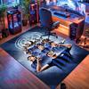 Inter Milan Carpet Rug for Living Room Bedroom Home Sofa Decoration,Kids play Nonslip Floor Mat