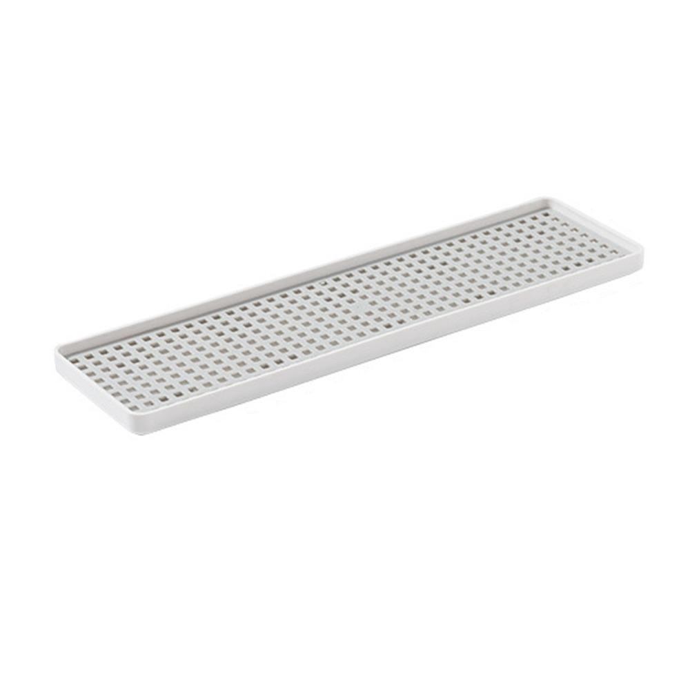 Double Tier Draining Tray Hollow Draining Tableware Tray Drain Holder Tableware Drying