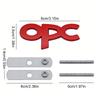 Car Styling OPC Line 3D Metal Zinc Alloy Car Badge Body Fender Adhesive Emblem for Opel Antara Astra Insignia Corsa Mokka Vectra