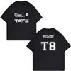 New Pure Cotton Tshirt Tate McRae Tshirt Fashionable Street Fashion Tate McRae Casual Top 2026 Hot Selling Loose  Comfortable