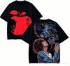 Death Note Anime Lover T-shirt Harajuku Cotton New Model High Street Retro Fashion Oversized Unisex High Quality Classic Couples