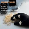 100Pcs Disposable Ring Tattoo Ink Cups Soft Silicone Pigment Container Portable Microblading Permanent Tattoo Pigments Accessory
