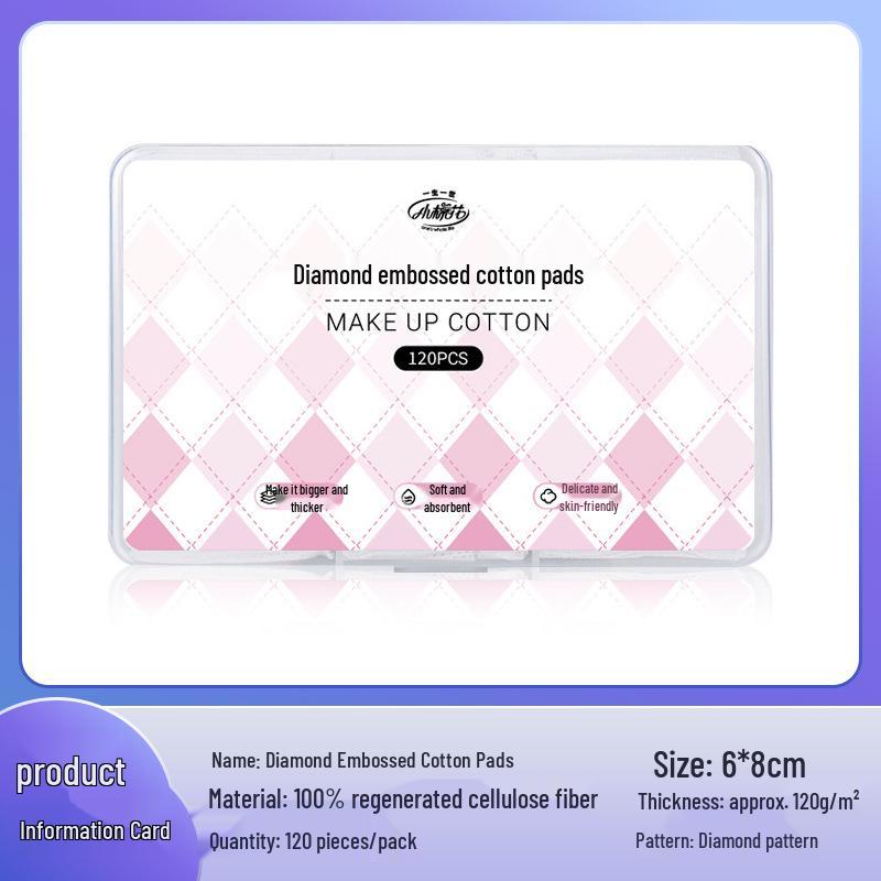 Verdickte doppelseitige Baumwoll-Make-up-Pads - Doppelfunktion: Make-up-Entferner-Tücher & Gesichtsmaske