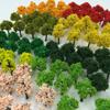 Forest, Selectable Colors, Quantity 50 or 100 Pieces [DauStage] N Gauge Diorama, Railway, Architectural Model, Trees, Scenery, 3cm, 21, Mixed, 90