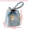 Chinese Style Teacup Drawstring Cloth Pouch Breakage-proof Print Small Item Pouch Portable Multifunctional Teaware Storage Bag