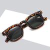  Retro Square Sunglasses Women Rivets Gray Shades UV400 Fashion Men Clear Lens Glasses Frame
