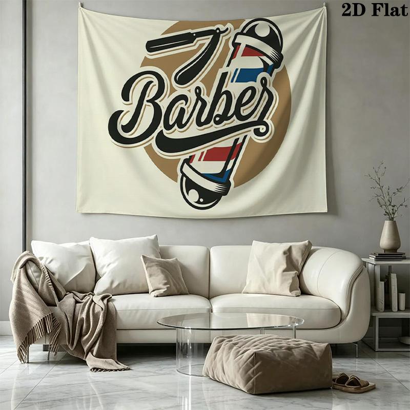 Barber shop Pattern Home Decor Tapestry, Wall Hanging, Decorative RV Wall Cloth.MGT0918408