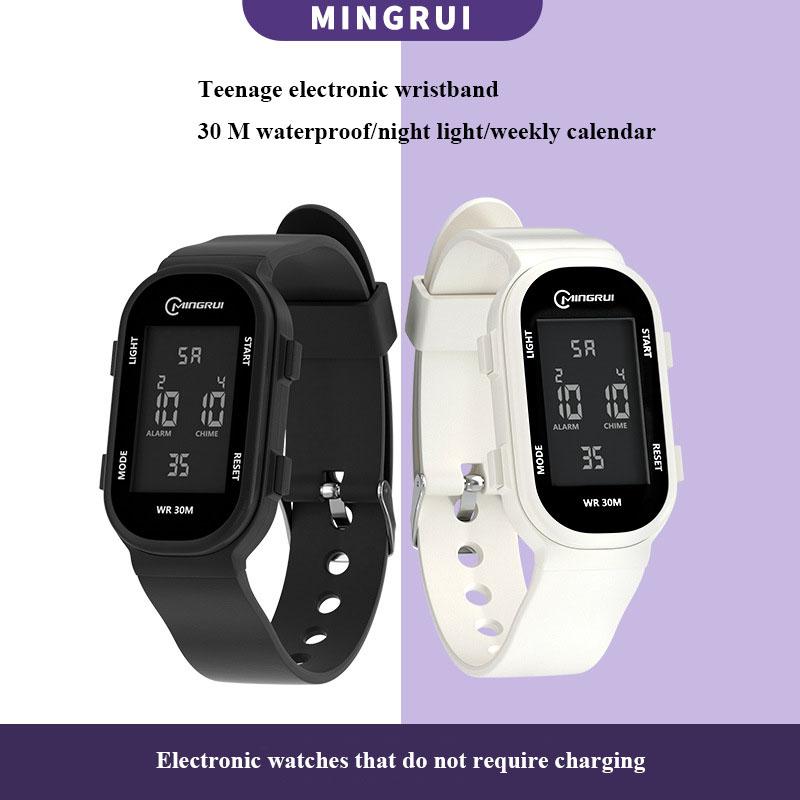 Orologio Digitale da Polso Sportivo Impermeabile Multifunzione Luminoso Bracciale Maschile per Ragazzi e Ragazze Orologio da Polso alla Moda