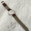 Used [New Belt Replaced! ] Paul Smith  Watch Brown Leather Gray Face