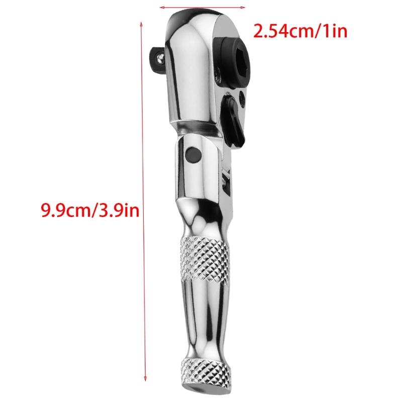 1/4inch Drive Ratcheting Wrench Featuring 72Tooth Mechanism And Reversible Switching For Precise Work Socket Wrench