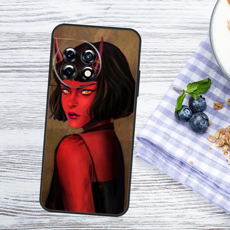 Devil Woman Case For OnePlus Nord 5 CE 3 4 Lite N20 N30 OnePlus 15 15R 13 13T 10T 10 11 12 12R 13R Cover