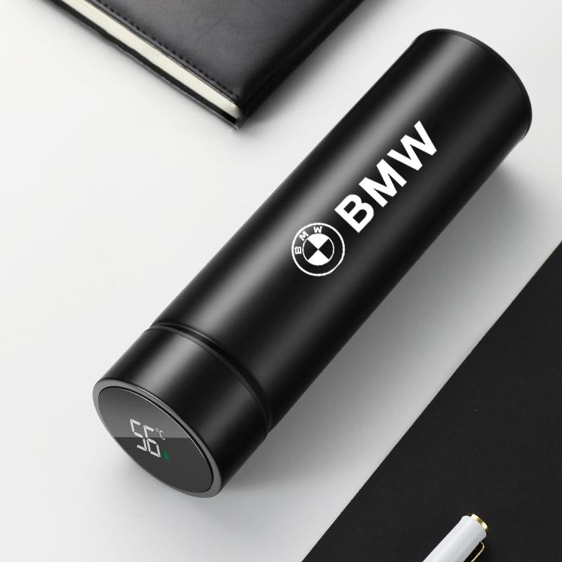 500ml Smart Thermos Bottle with Logo For BMW Performance E46 E90 F10 F30 X3 F20 E46 E60 E70 E39 E36 E87 X7 E92 E91 E28 X1 X2 X4
