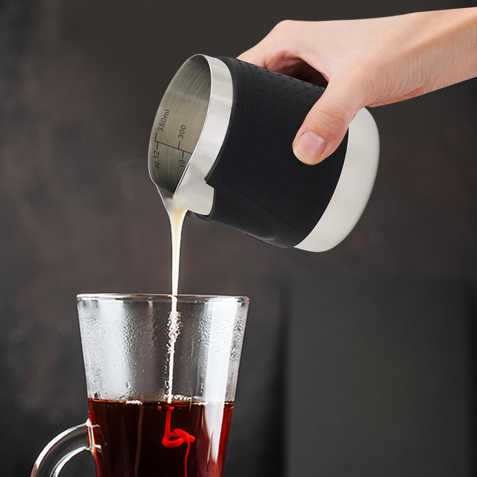 

Кувшин для молока без ручки, чашка для вспенивания кофе, многофункциональный кувшин для вспенивания, пароварка для 350ml