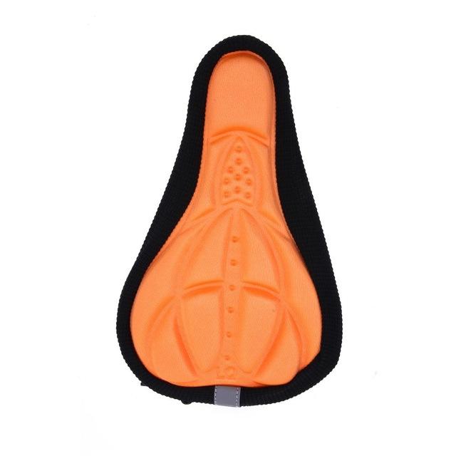 3D Bike Saddle Cover, Breathable Comfort Foam Seat Cushion for Cycling, Super Soft Bicycle Seat Pad for Men Women Bicycle Seat