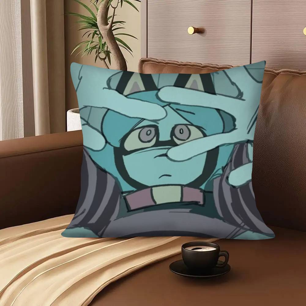 1Pc Psychocuties Pillow Case Fashion Square Pillowcase Bedroom Sofa Room Ins Decoration Leisure