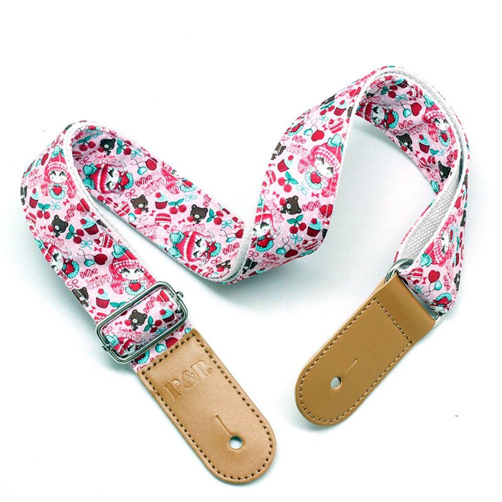 

Adjustable Ukri Strap Cotton Musical Instrument Accessories New Shoulder Belt 1