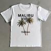 Malibu Palm Tree Shirt: Handmade California Summer Tee