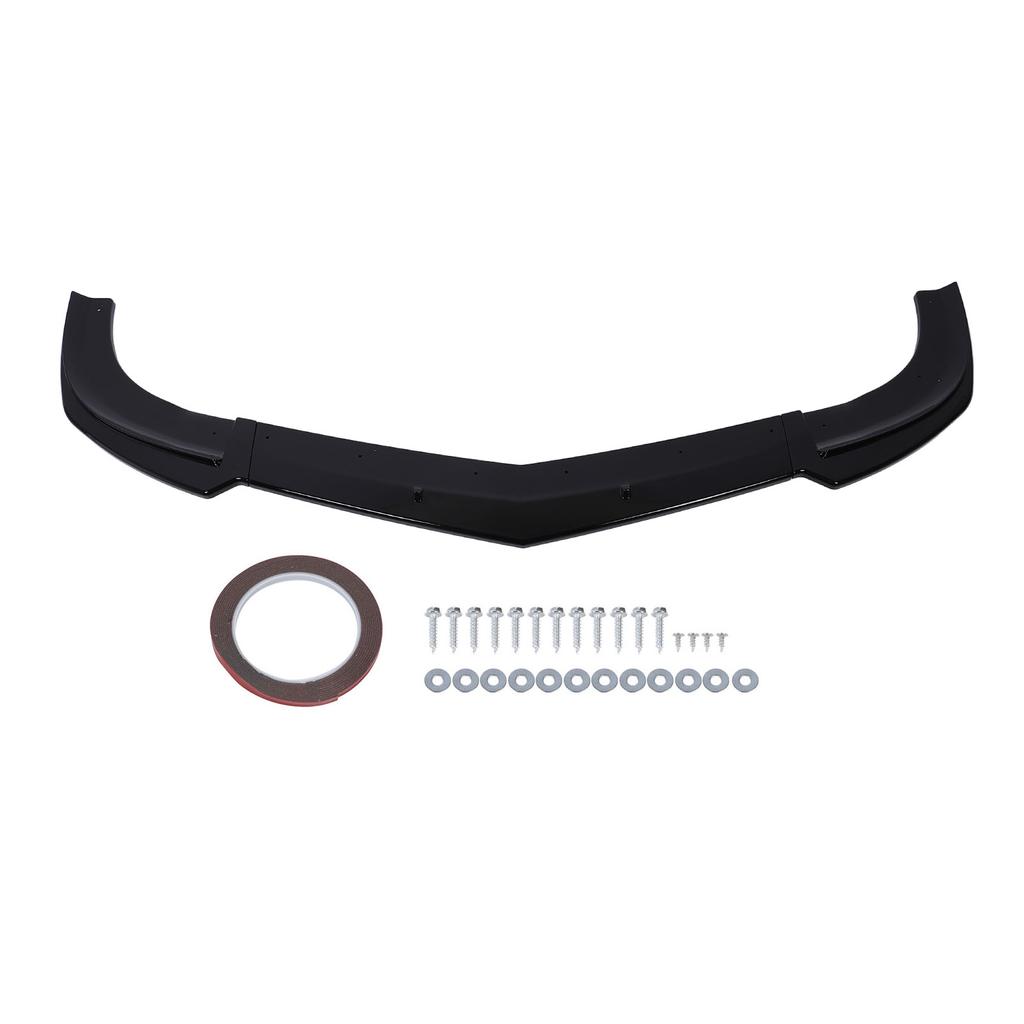 3PCS Front Bumper Lip High Strength Bumper Lip Spoiler Splitter Body Kit for C Class W204 Facelift AMG C63 2011 2014