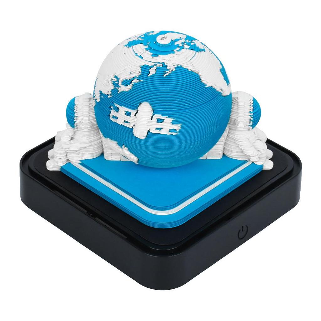 2026 Astronaut 3D Paper Sculpture Calendar: Creative Desktop Ornament with Sticky Notes, Perfect Cultural Gift and Souvenir.