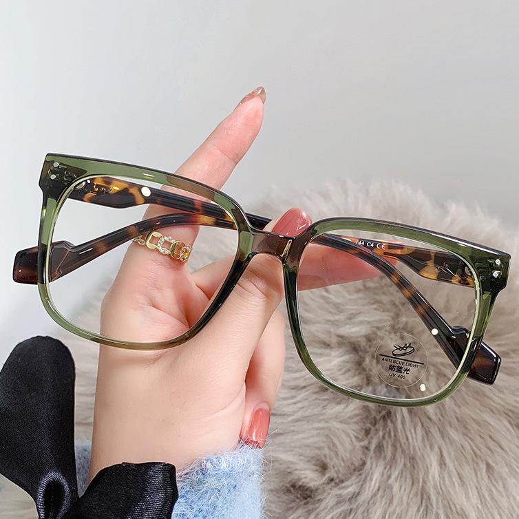 New Fashion Square Women Reading Glasses Anti Blue Light Optical Glasses Frames Computer Eyewear Presbyopia Eyeglasses +2 +4