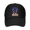 Pitbull Dad Tribute To  Dog Owners and Their Pets Mesh Baseball Cap