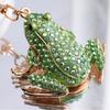 1Pcs Unisex 5-Color  Animal Key Chain Lovely Crown Frog Keychain For Women Charms  Gifts