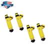 4Pcs Yellow Fuel Injectors for Mazda RX-8 1.3L 2004-2008 195500-4450 New