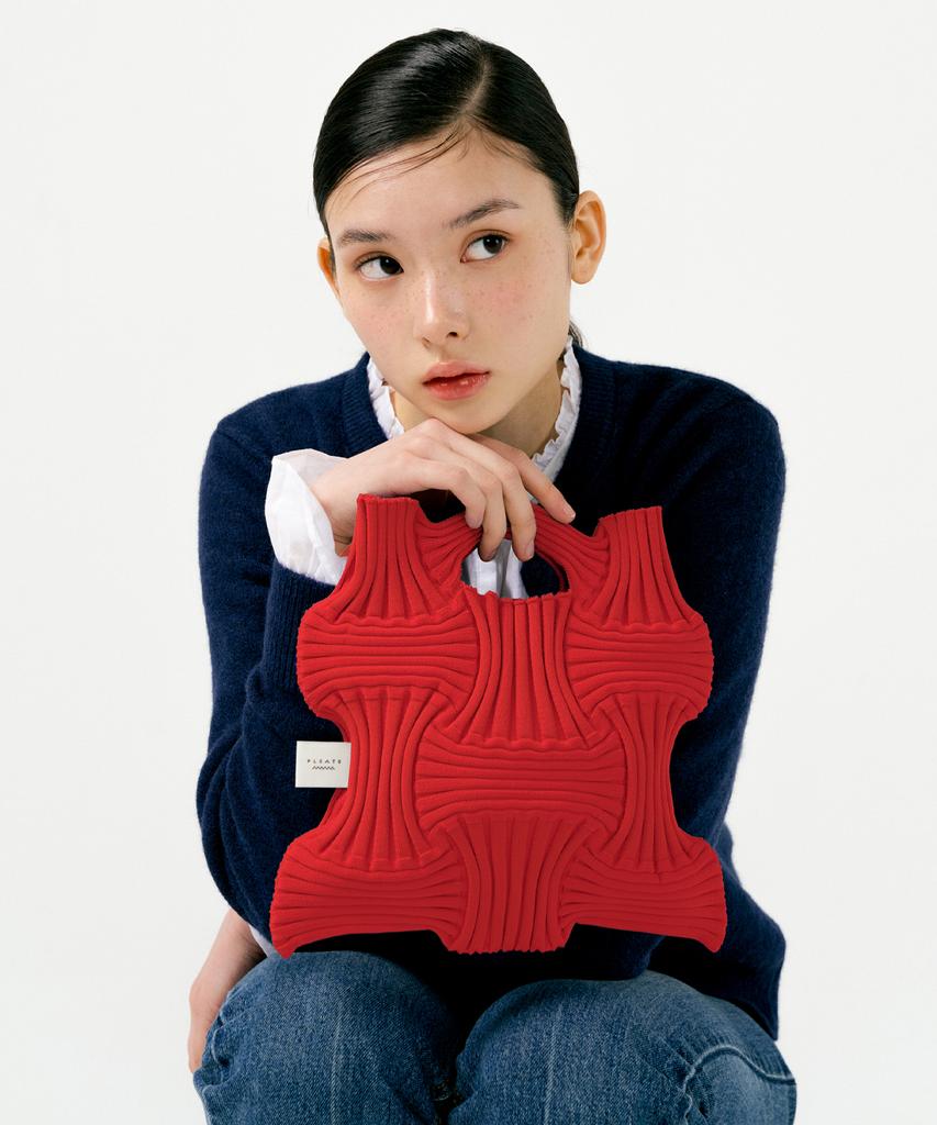 Pleatsmama New Bowback Red