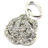Les Trésors De Lily [M1719] - Pendentif Argent 'Rosa Romantica' blanc