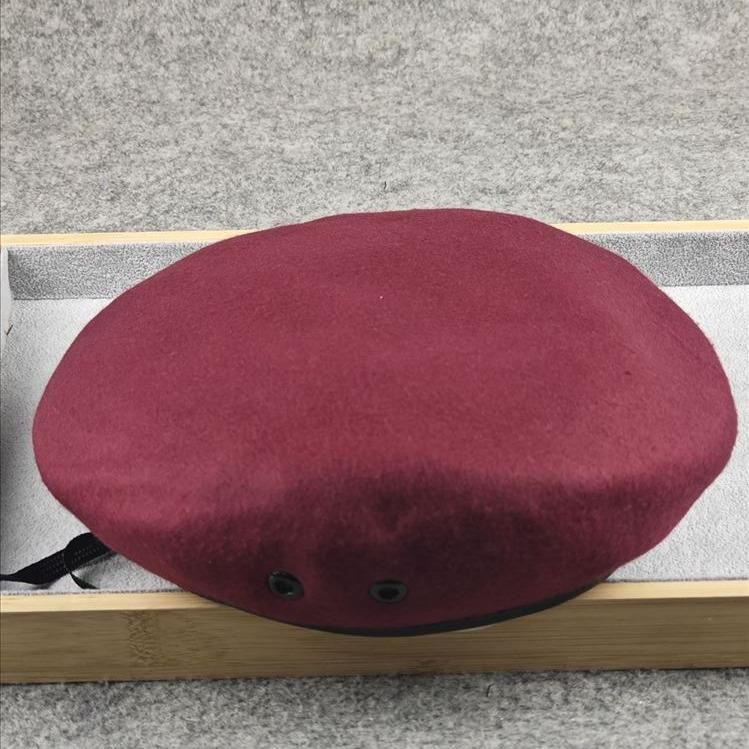 Imitation cashmere beret European and American style solid color bud hat casual fashion trend big head circumference men's hat small size women's hat