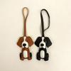 Cute Bichon Frise Labrador Retriever Dog Charms Cute Diy Lanyard Leather Dog Bag Charms