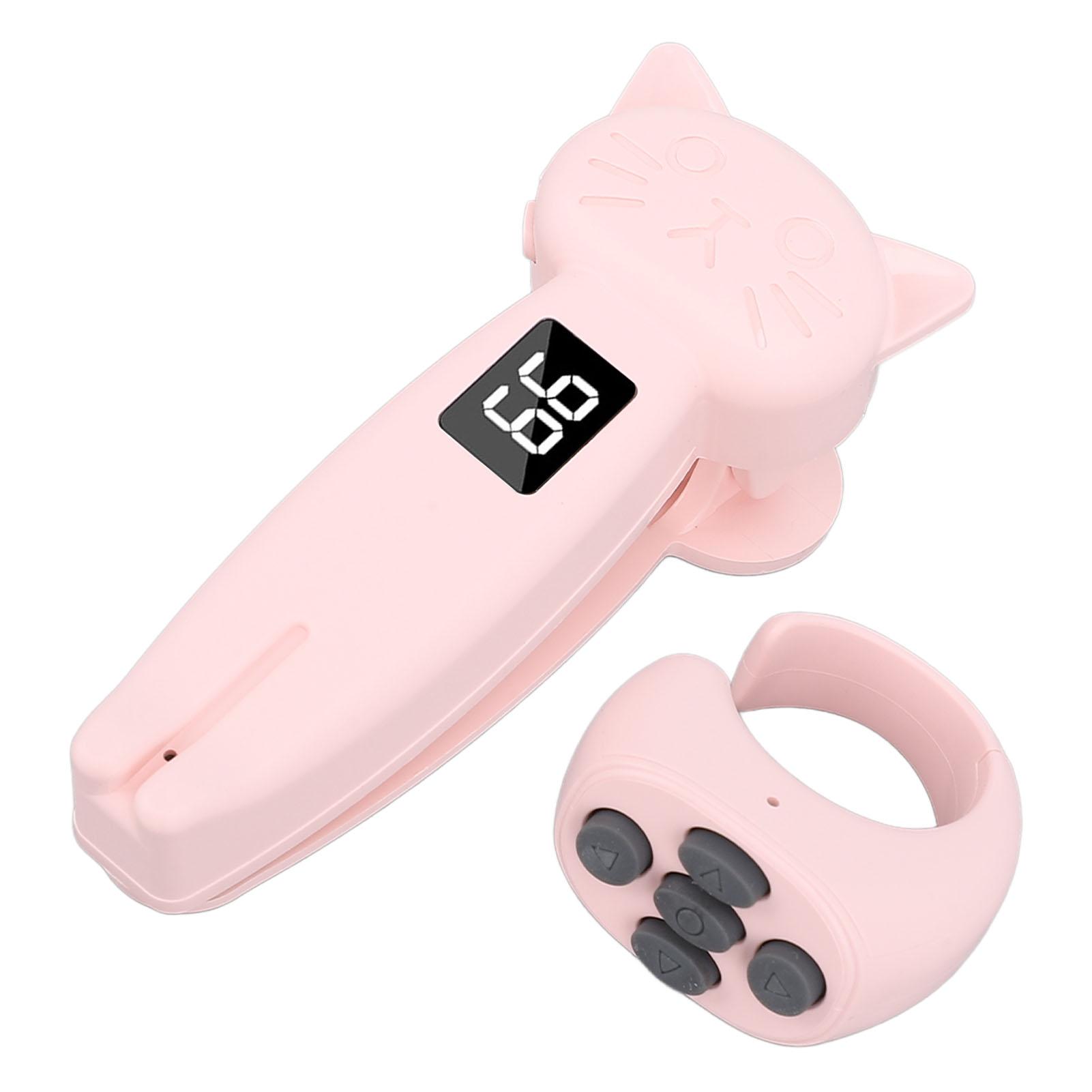 

Пульт дистанционного управления для перелистывания страниц Kindle Удаленная прокрутка кольца Кнопка затвора камеры для Android розовый