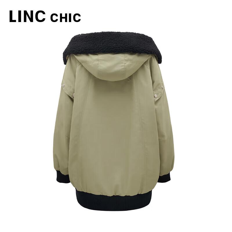 Jinyujie Women's Urban Hooded Mid-Length Down Jacket
