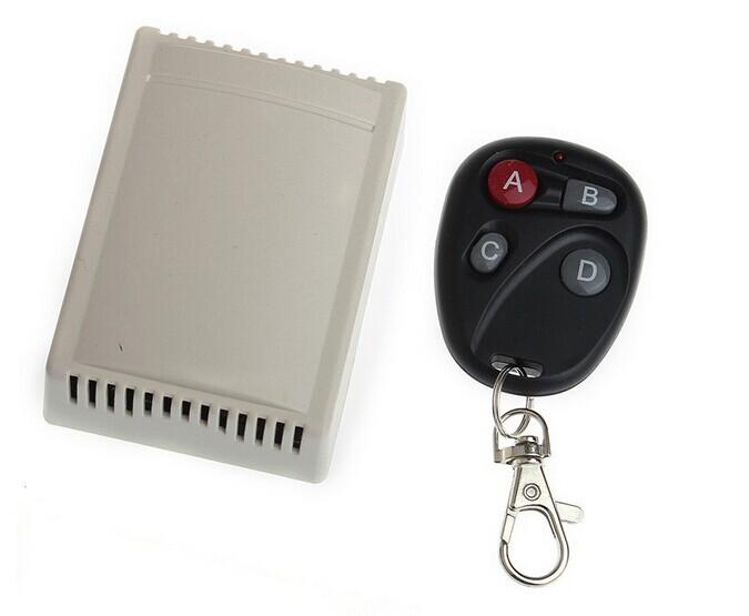 DC 12V 4-Channel Remote Switch & Buick 4-Button Remote Control Momentary Switch 4-Channel Remote Control Switch