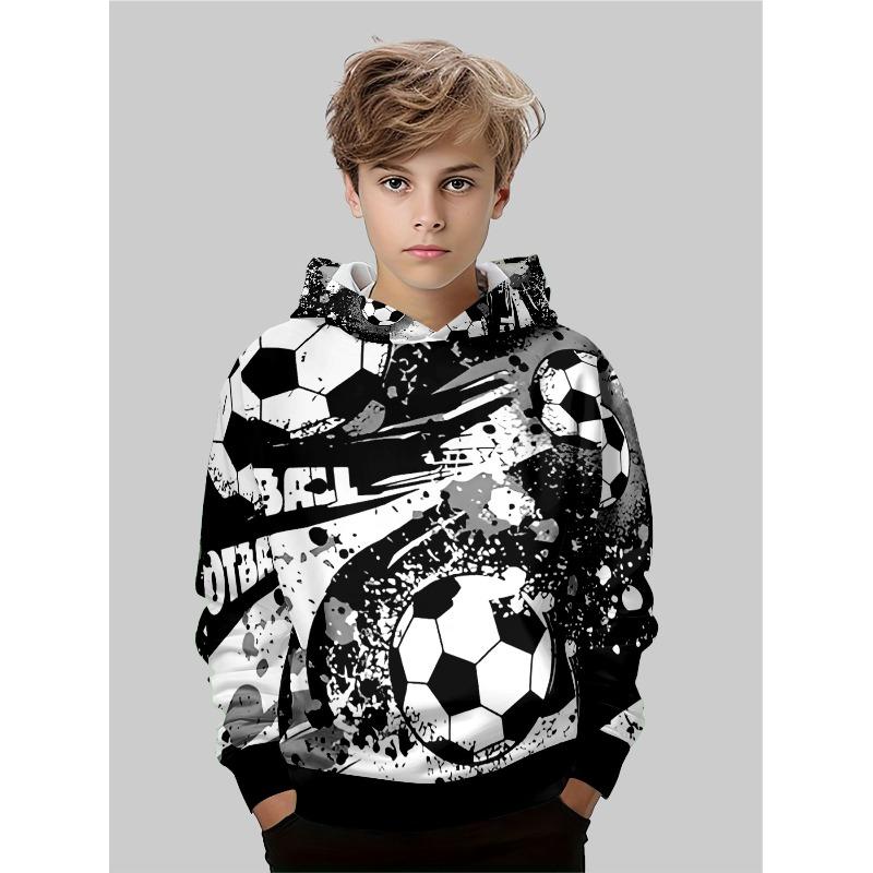 Fashion Printed Top Casual Simple Sweatshirt Loose Hoodies Sweatshirts Men’s 110
