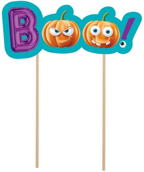 Topper Dekoracja Do Ciasta Tortu Boo! Halloween