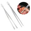 1pcs 12 Inch Stainless Steel Kitchen Tweezers Cooking Extra-Long Tongs for BBQ Bartending Tools Food Tongs