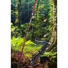 Trekking Pole, Collapsible Hiking Trekking Stick for W/ Quick Lock Aluminum Alloy EVA Grip Handle for Mountaineering Cam