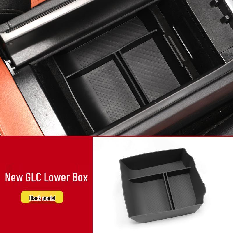 Storage Organizer for Mercedes-Benz GLC260, New C/E-Class, and E300L Center Console Armrest.