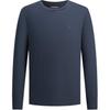FW25 Solid Color Cotton Crew Neck Pullover Long Sleeve T-Shirt Men Tops EM000382-AF14210-MB433