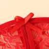 Fashion Lace Open Thongs G-string Panties Knickers Lingerie Underwear Lace Open Micro Bandage Thongs Briefs Crotchles T-back