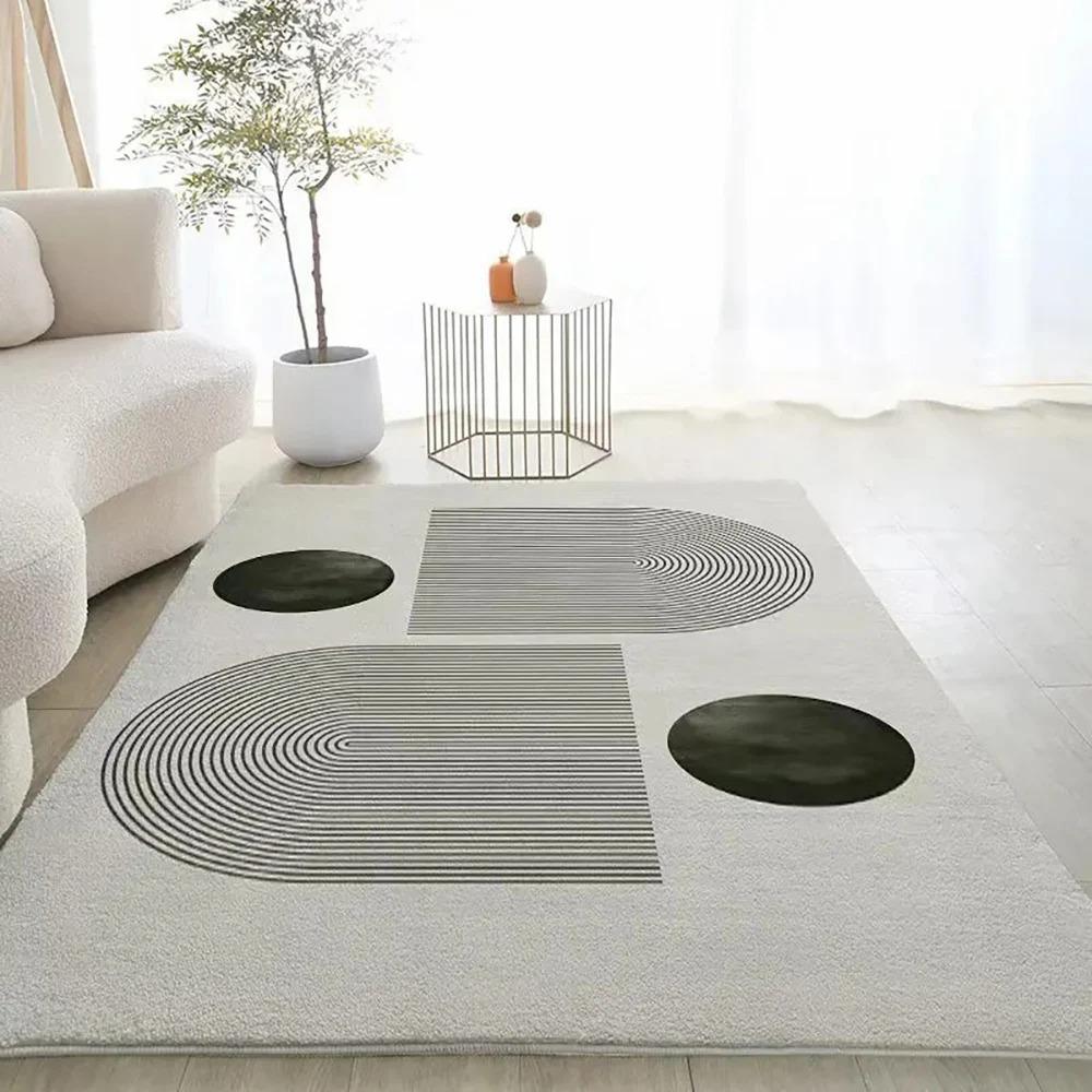 Nordic Minimalist Style Rug Carpet For Bedroom Living Room Home Sofa Decoration Large Decor Floor Mat Gift Washable Rug