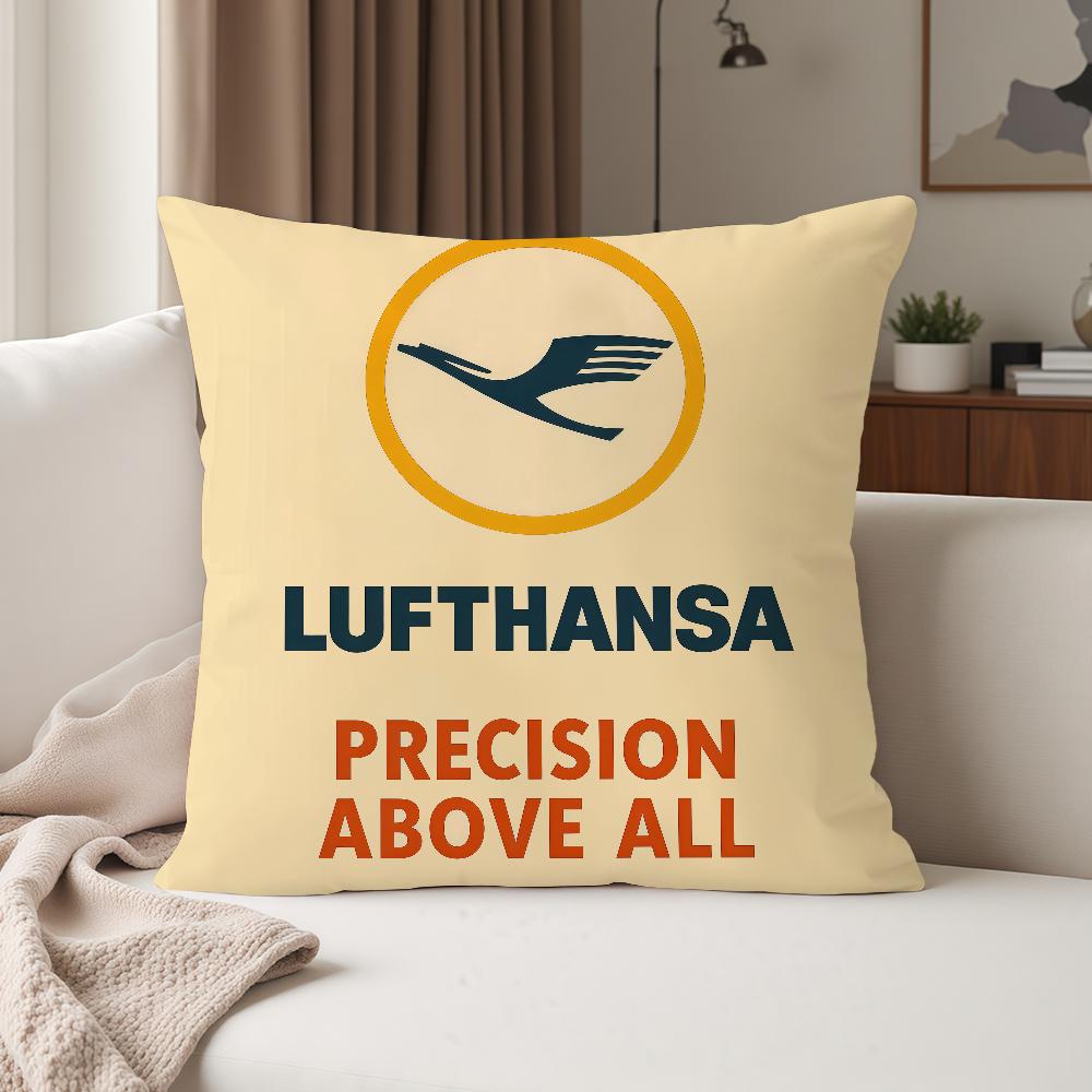 Deutsche Llufthansa German Pillow Case Suitable For Bedrooms Living Rooms Cars Home Decoration