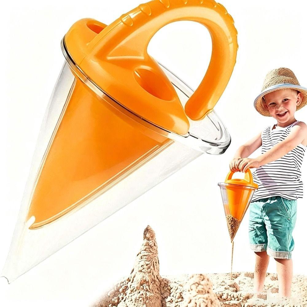 Handheld Beach Sand Funnel Multifunctional Overflow Funnel Toy Creative Sand Funnel Toy Beach Play