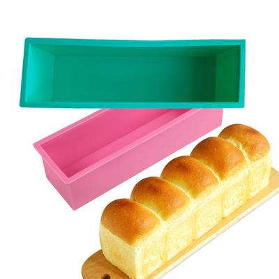 Einzelne große Toastbrot-Kuchenformen, Seife, handgemachte Seife, Schleifmittel, Silikonformen zum Backen
