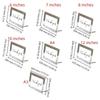 Nordic Style Transparent Photo Frames Horizontal Photo Card Stand  Collection Display