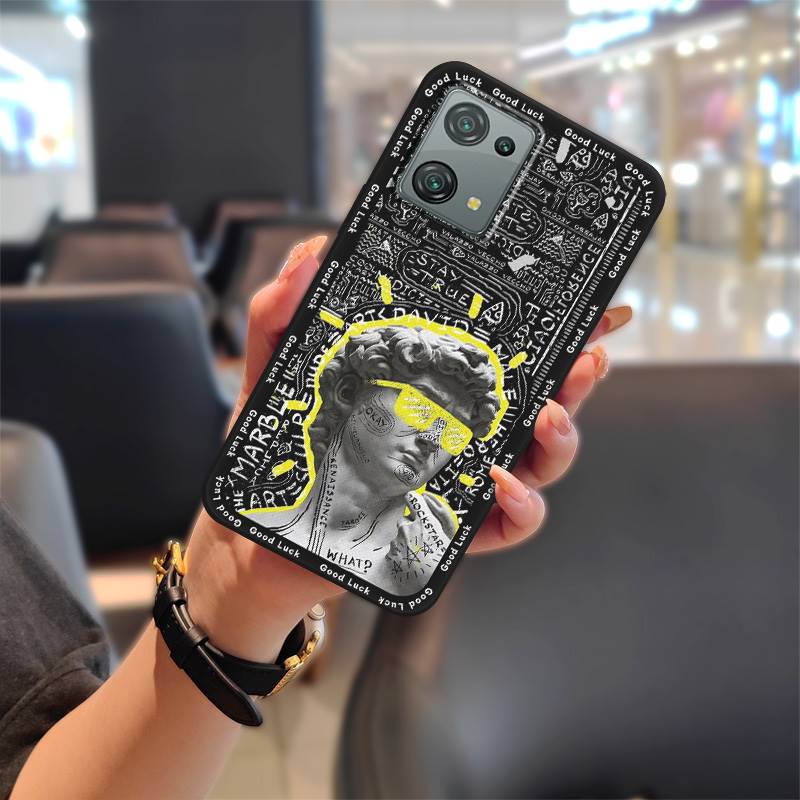 

Чохол М який чохол Чохол для телефону Для Blackview Oscal C30/C30 Pro Силіконовий Пилозахисний Водонепроникний Милий ТПУ Протиударний Мультяшний Blackview Oscal C30/C30 P