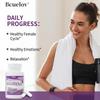 Bcuelov Estrolibrium Natural Phytoestrogen Capsule contains black cohosh and other herbal essence to regulate female hormones