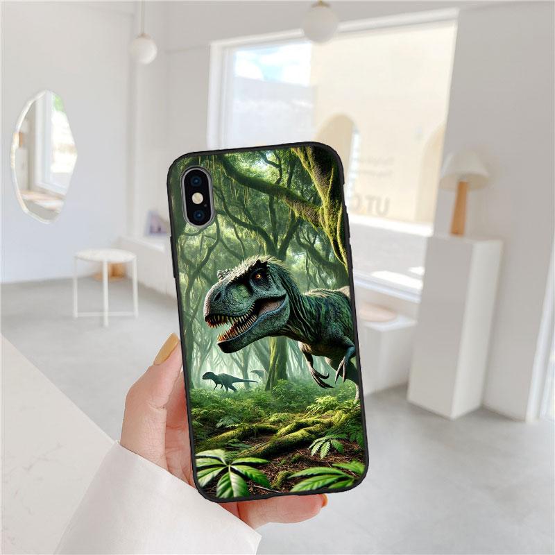 LO31 Dinosaur Soft Shell Phone Case for Redmi Note 13 14 Pro+ Plus A3 A3X 13X 13C 13R 14S 14C 14R